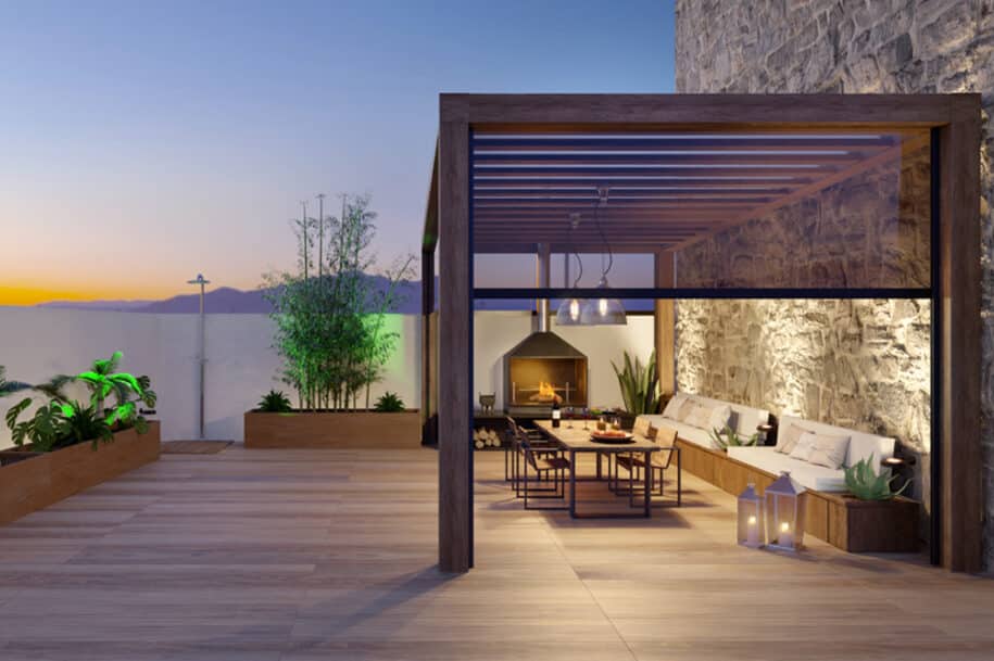 Wintergarten Beschattung in Bonstetten